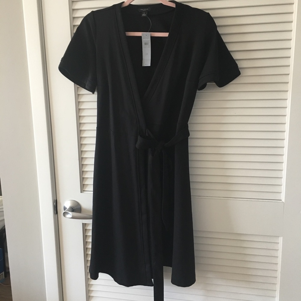 ANN TAYLOR new w/ tags wrap work dress